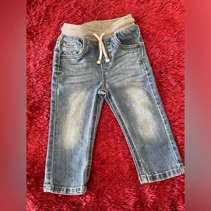 Cat&Jack pull-on Straight fit blue jeans 18 Months